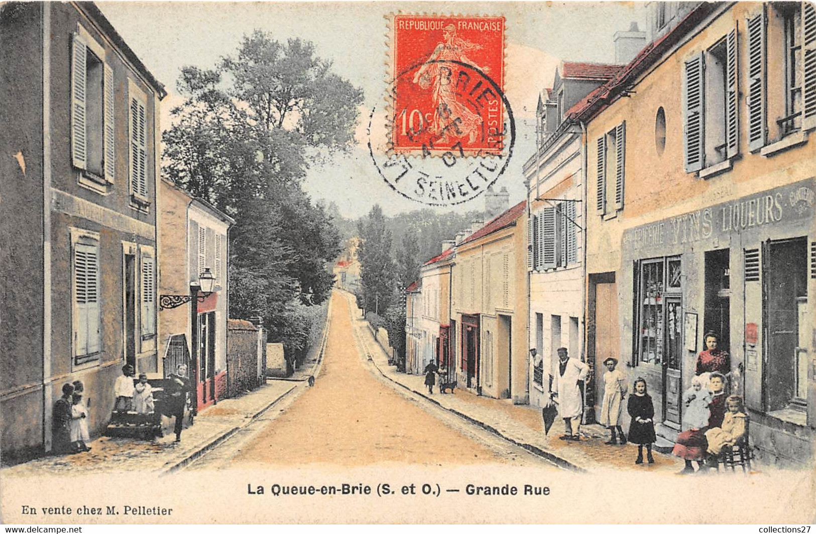 94-LA-QUEUE-EN-BRIE- GRANDE RUE - La Queue En Brie