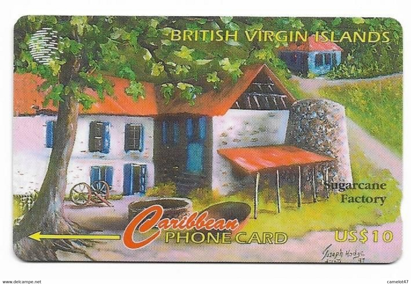 British Virgin Islands, Caribbean, Used Phonecard, No Value, Collectors Item, # Bvi-5  Shows Wear - Jungferninseln (Virgin I.)