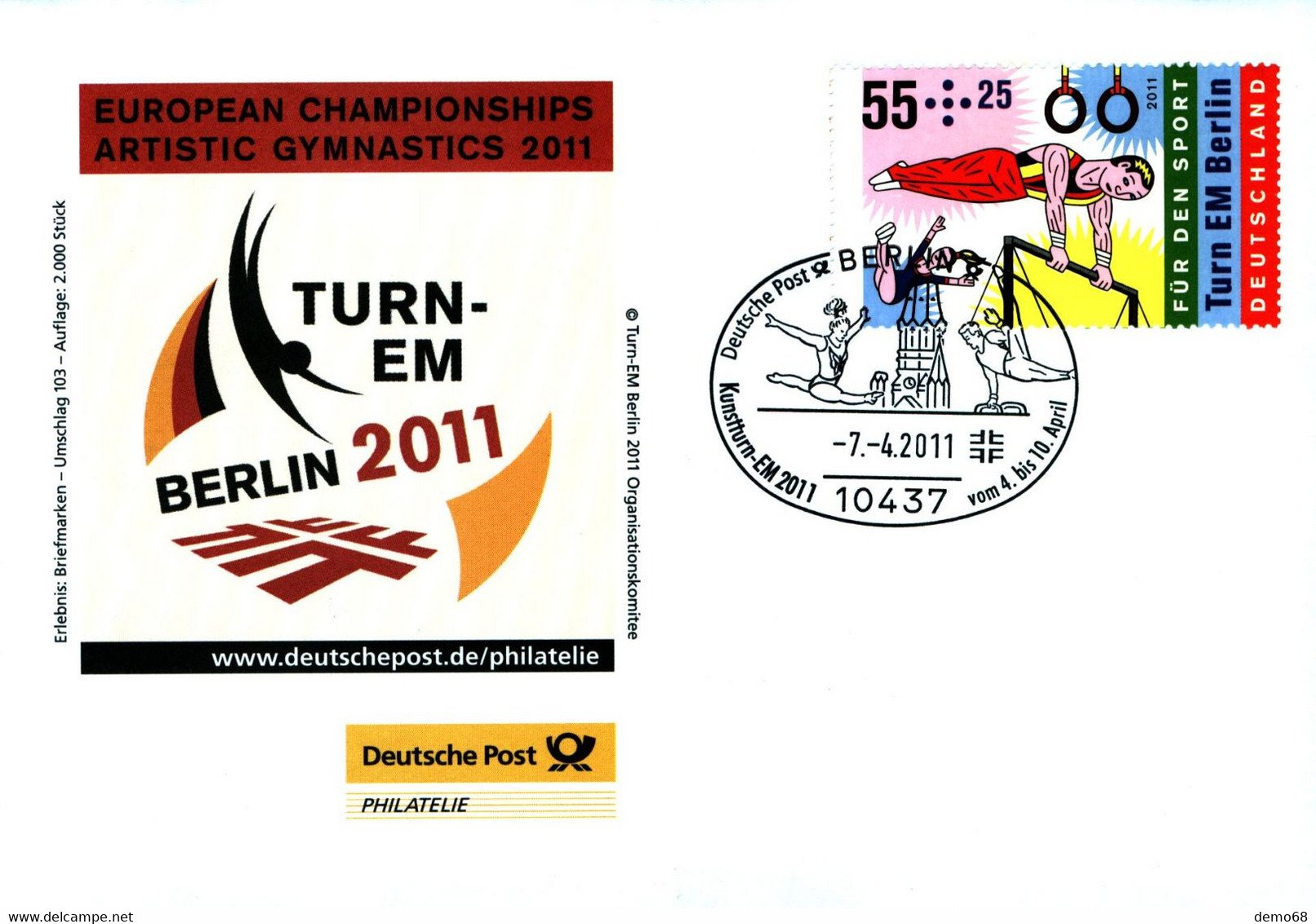 Allemagne Deutschland Briefmarken Stamps Stamp Enveloppes Et Carte 1er Jour Ausgabetag Lot De 6 Article 2010 2011 - Colecciones