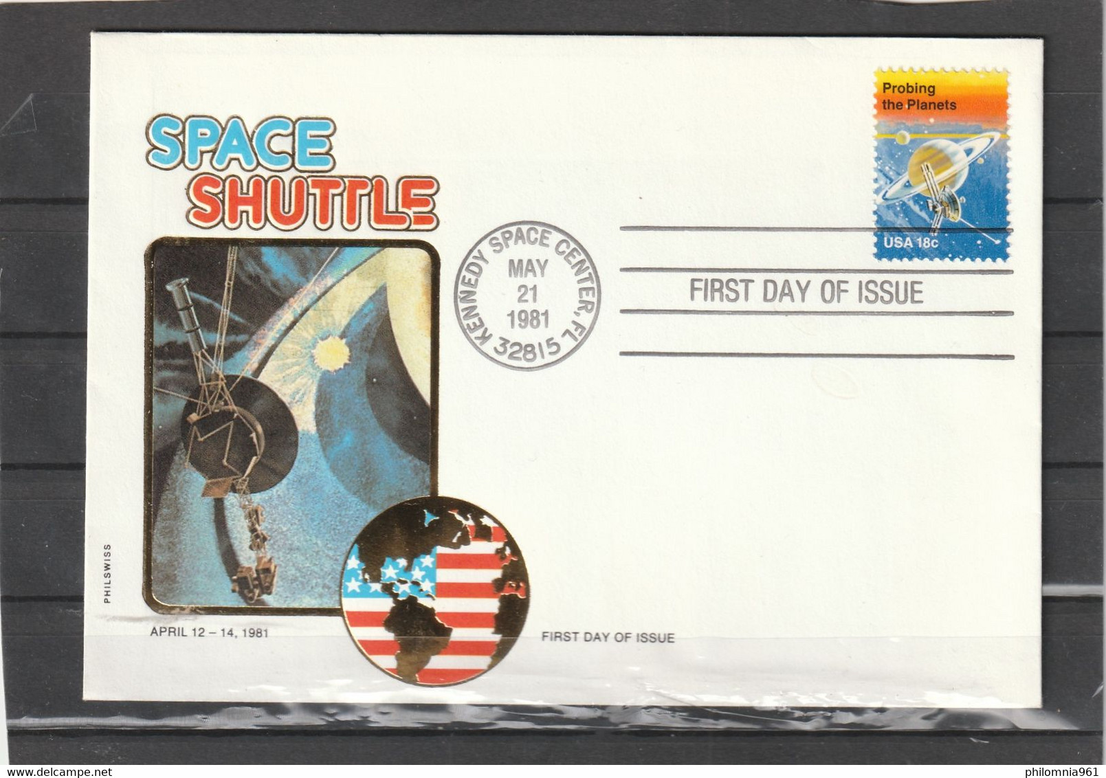 USA Kennedy Space Center PROBING THE PLANETS FDC 1981 - Nordamerika