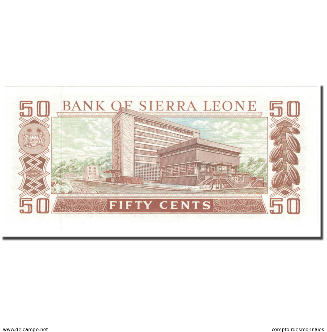 Billet, Sierra Leone, 50 Cents, 1984, 1984-08-04, KM:4e, NEUF - Sierra Leona