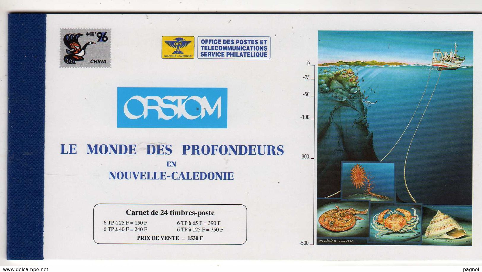 Nouvelle - Calédonie :  : Carnet C710 Faune Marine China 96 - Booklets
