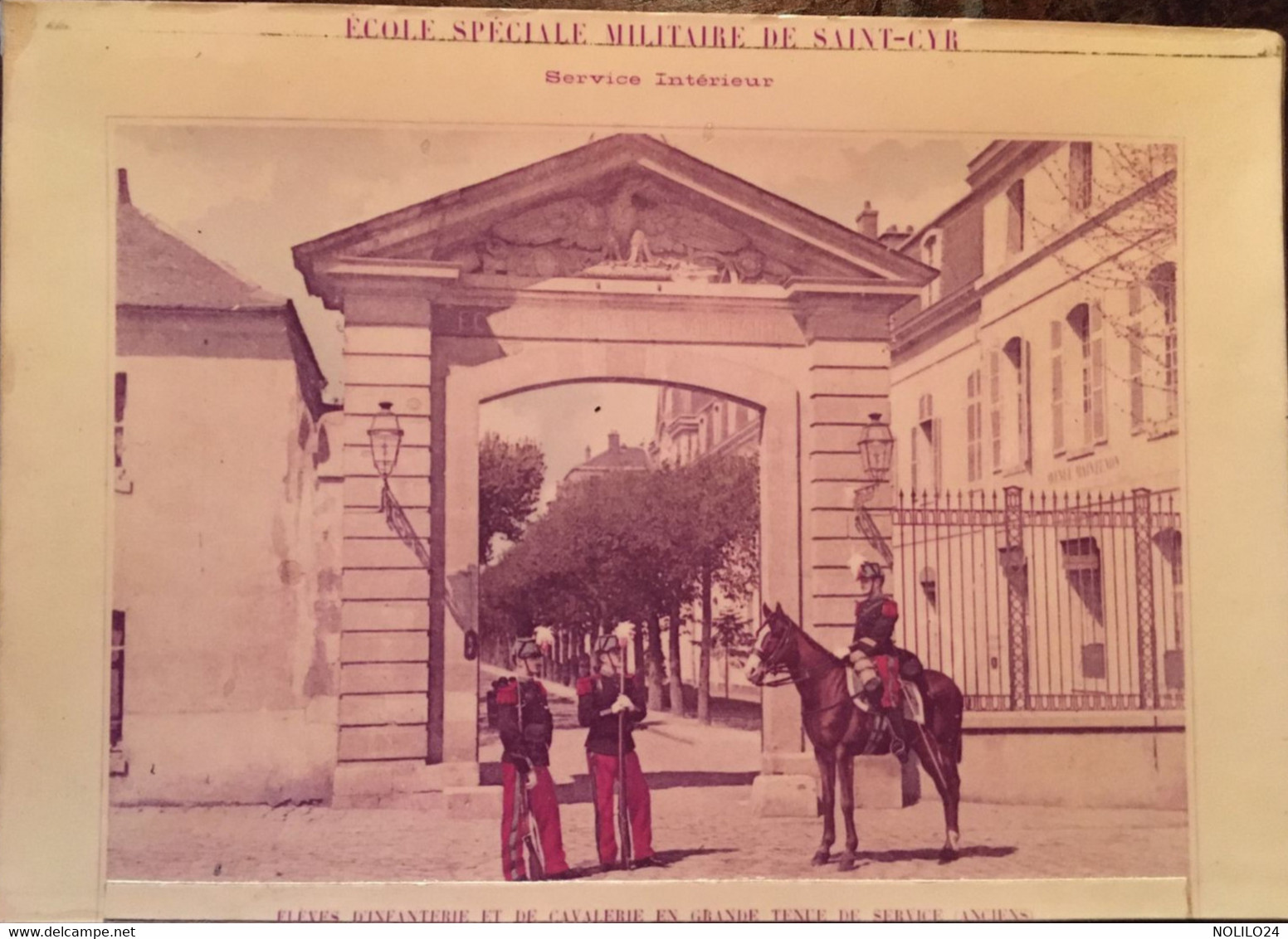 Carte-Photo, Ecole Militaire Saint-Cyr, élèves D'Infanterie-Cavalerie, Établissement Cinématographique Des Armées ECA - Other & Unclassified