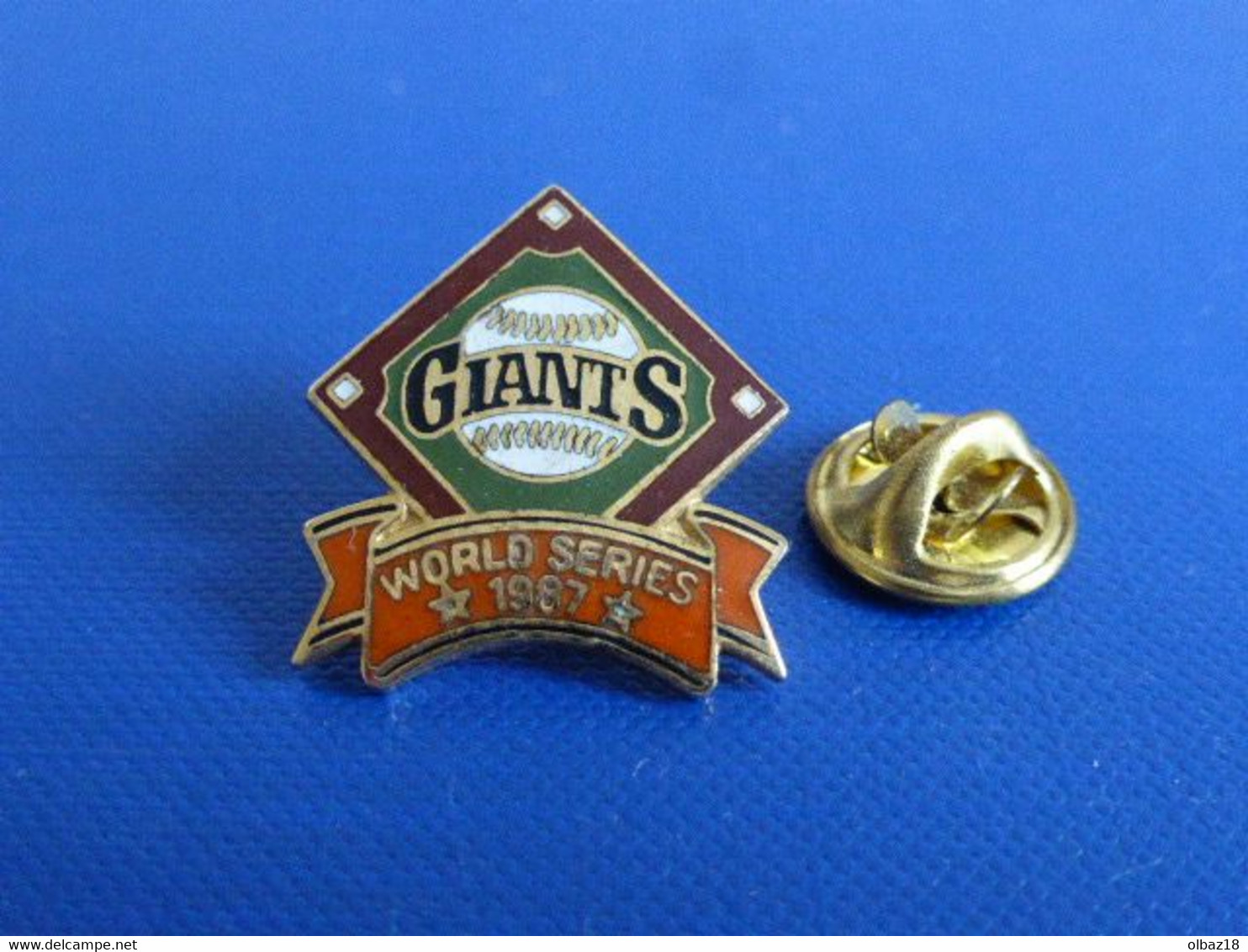 Pin's Baseball - Giants World Series 1987 - équipe San Francisco Base Ball USA (PS6) - Baseball