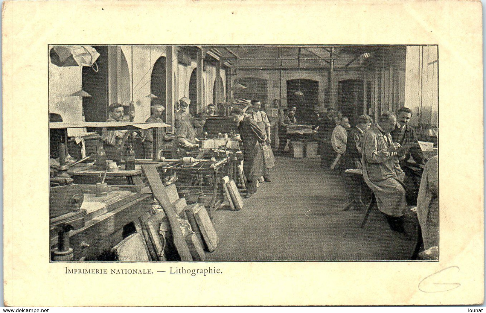 Métier - Imprimerie Nationale - Lithographie - Paris - Industrie
