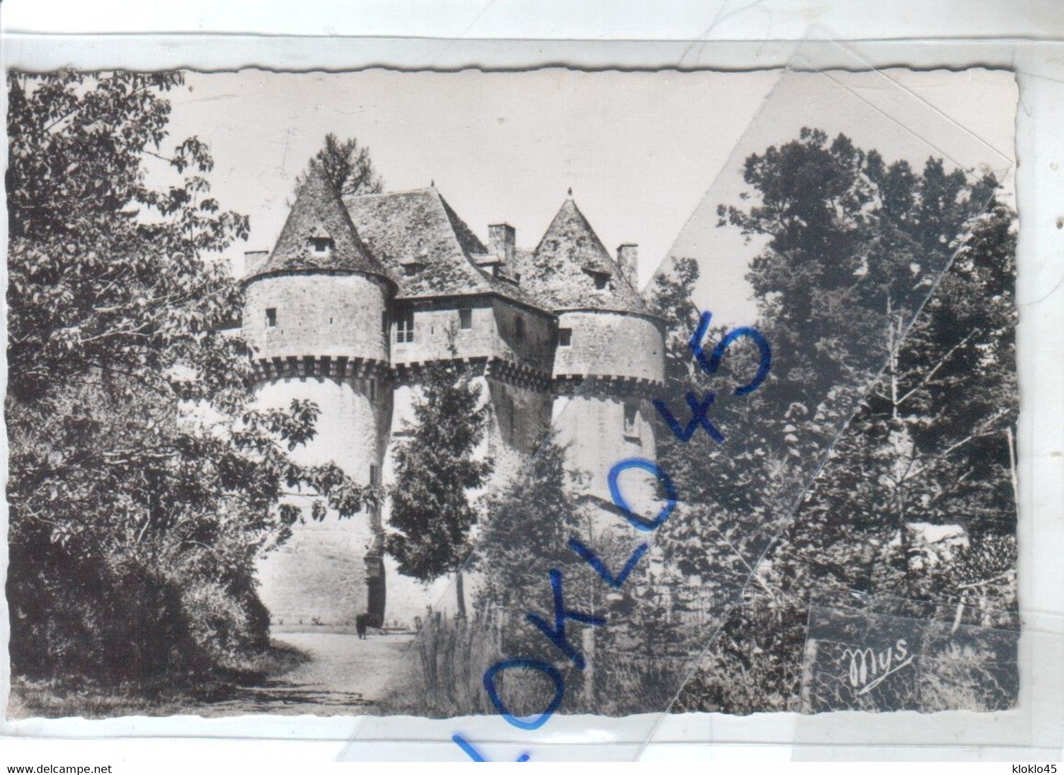 46 SOUSCEYRAC ( Lot ) - Château De Grugnac - Vue Prise En été à Travers Les Arbres - CPSM MYS VALENCE D'AGEN N° 2 - Sousceyrac