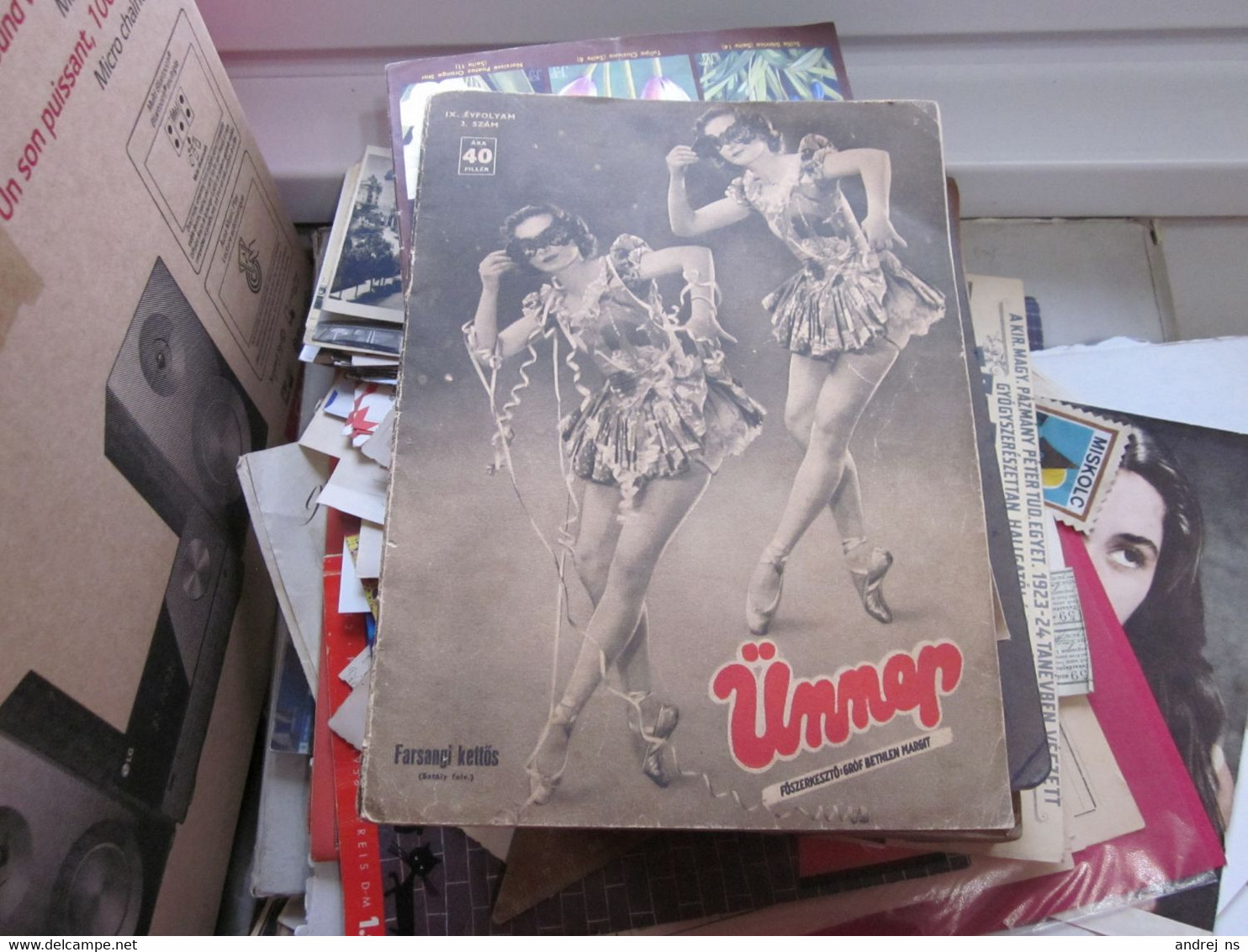 Ballet Unnep Farsangi Kettos 32 Pages - Sonstige & Ohne Zuordnung