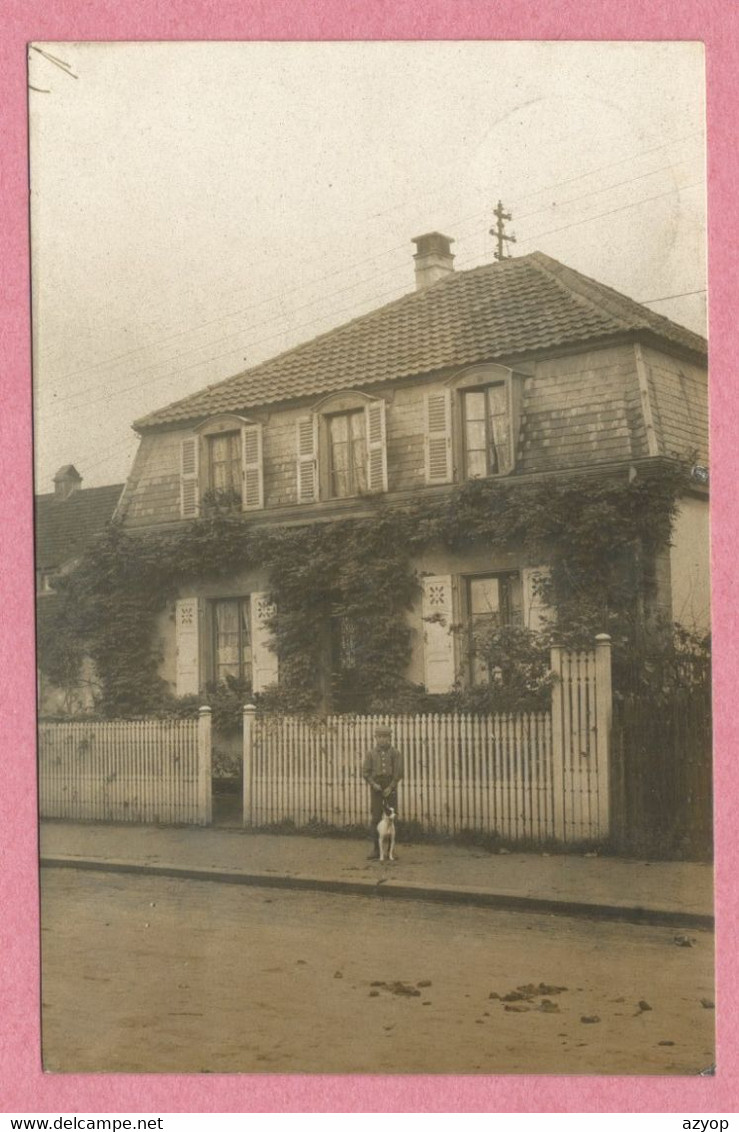 68 - WINZENHEIM - WINTZENHEIM - Carte Photo - Maison à Localiser - Wintzenheim