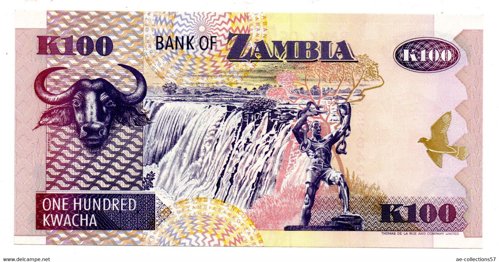 Zambie / 100 Kwacha / UNC - Zambie
