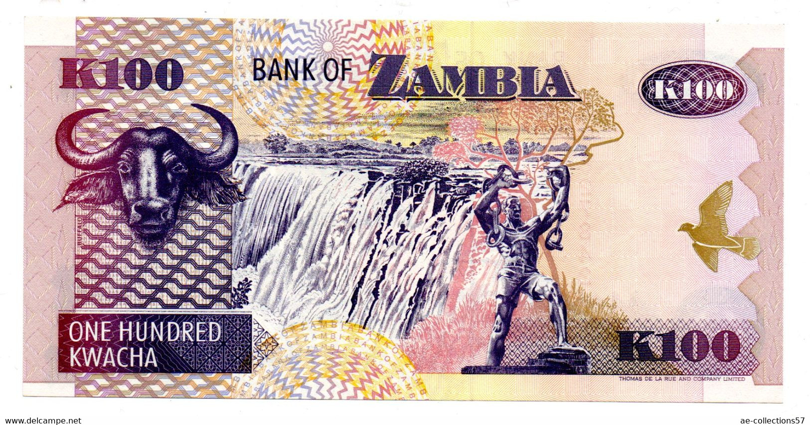 Zambie / 100 Kwacha / UNC - Zambia