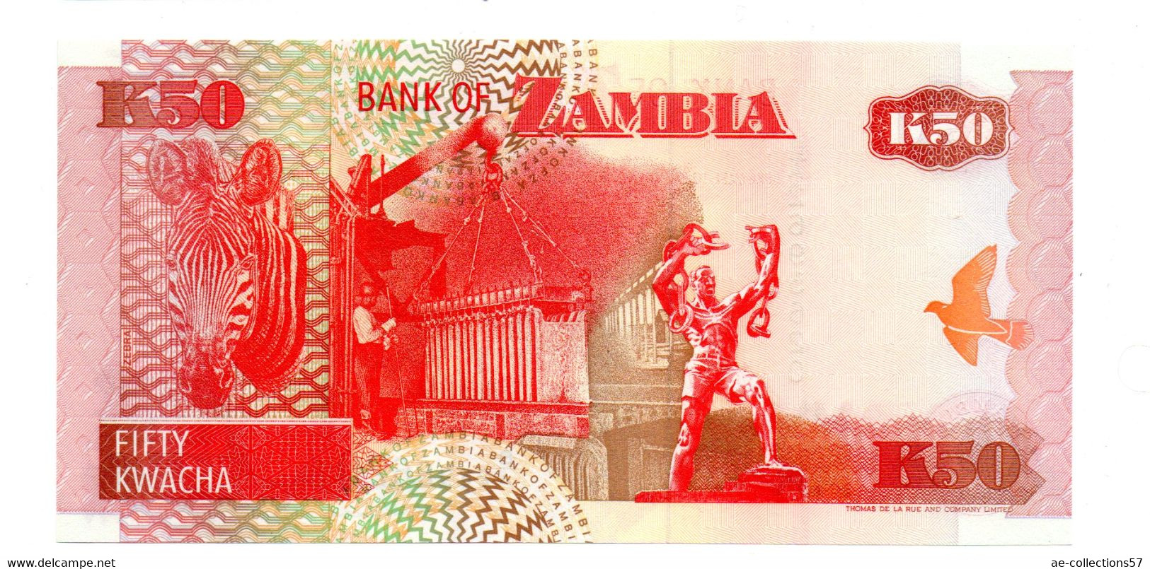 Zambie / 50 Kwacha 1992 / UNC - Zambia