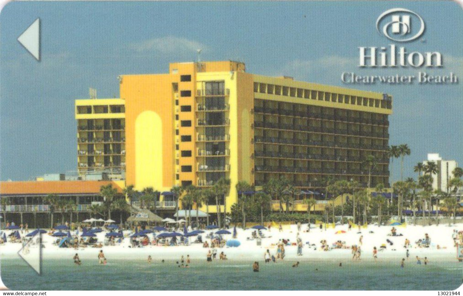 STATI UNITI  KEY HOTEL      Hilton Clearwater Beach - Reflections - Cartes D'hotel