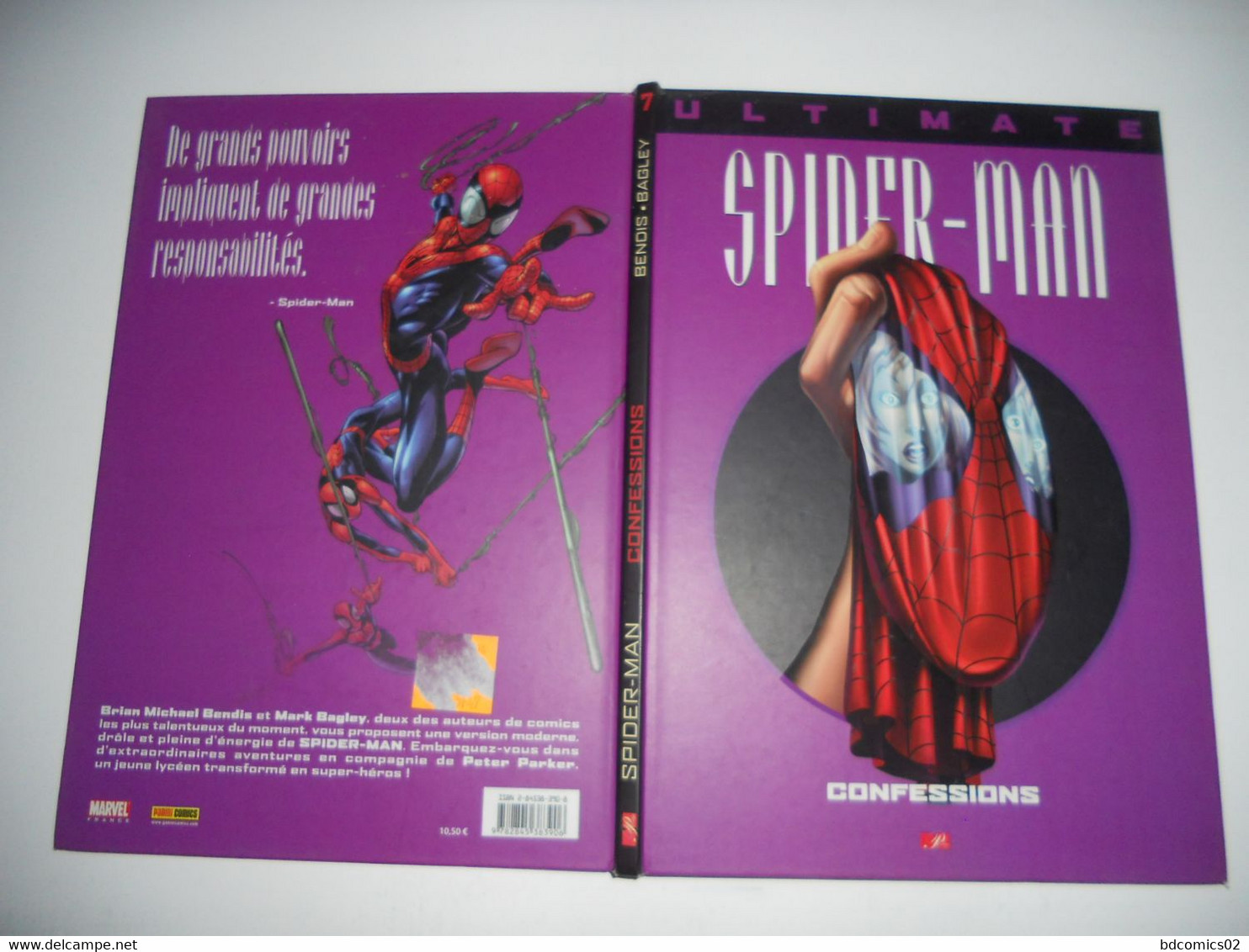 Ultimate Spider-Man Prestige Tome 7 ( Grand Format, Couverture Cartonnée ) : " Confessions " - Brian - Spiderman