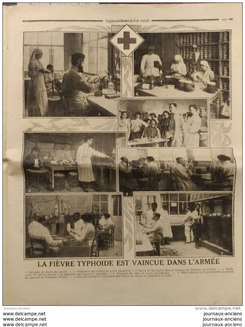 1918   LE PETIT JOURNAL N° 1430 - LE VICE AMIRAL ROGER KEYES - FIEVRES TYPHOIDE - Andere & Zonder Classificatie