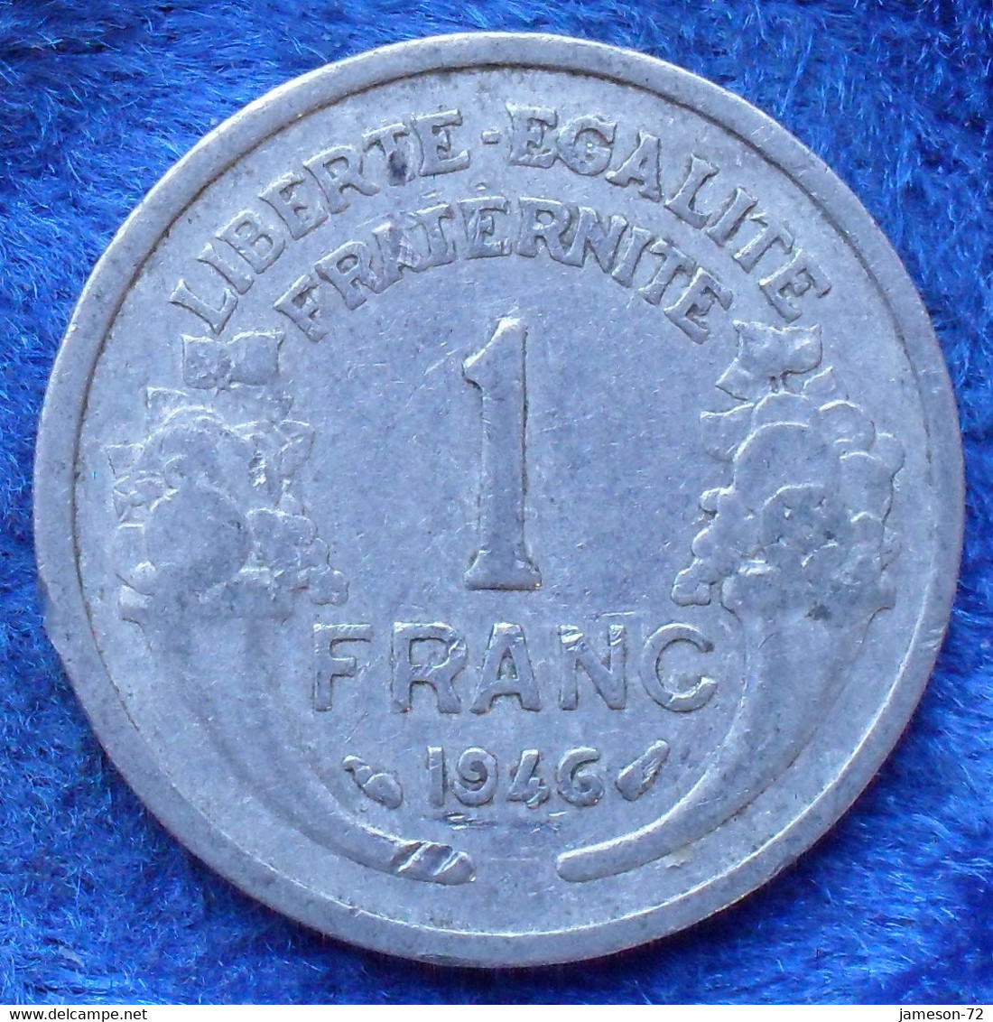 FRANCE - 1 Franc 1946 KM# 885a.1 De Gaulle Provisional Government (1944-1947) - Edelweiss Coins - 1 Franc