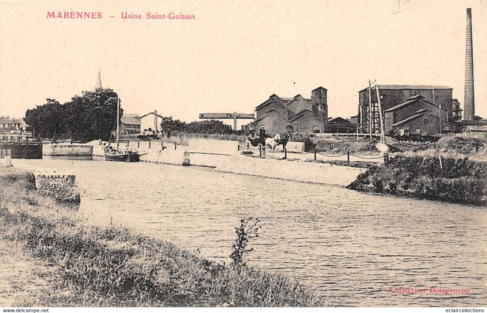 Marennes           17         Ensemble De 3 Cartes Sur L(usine Saint Gobain   (voir Scan) - Marennes