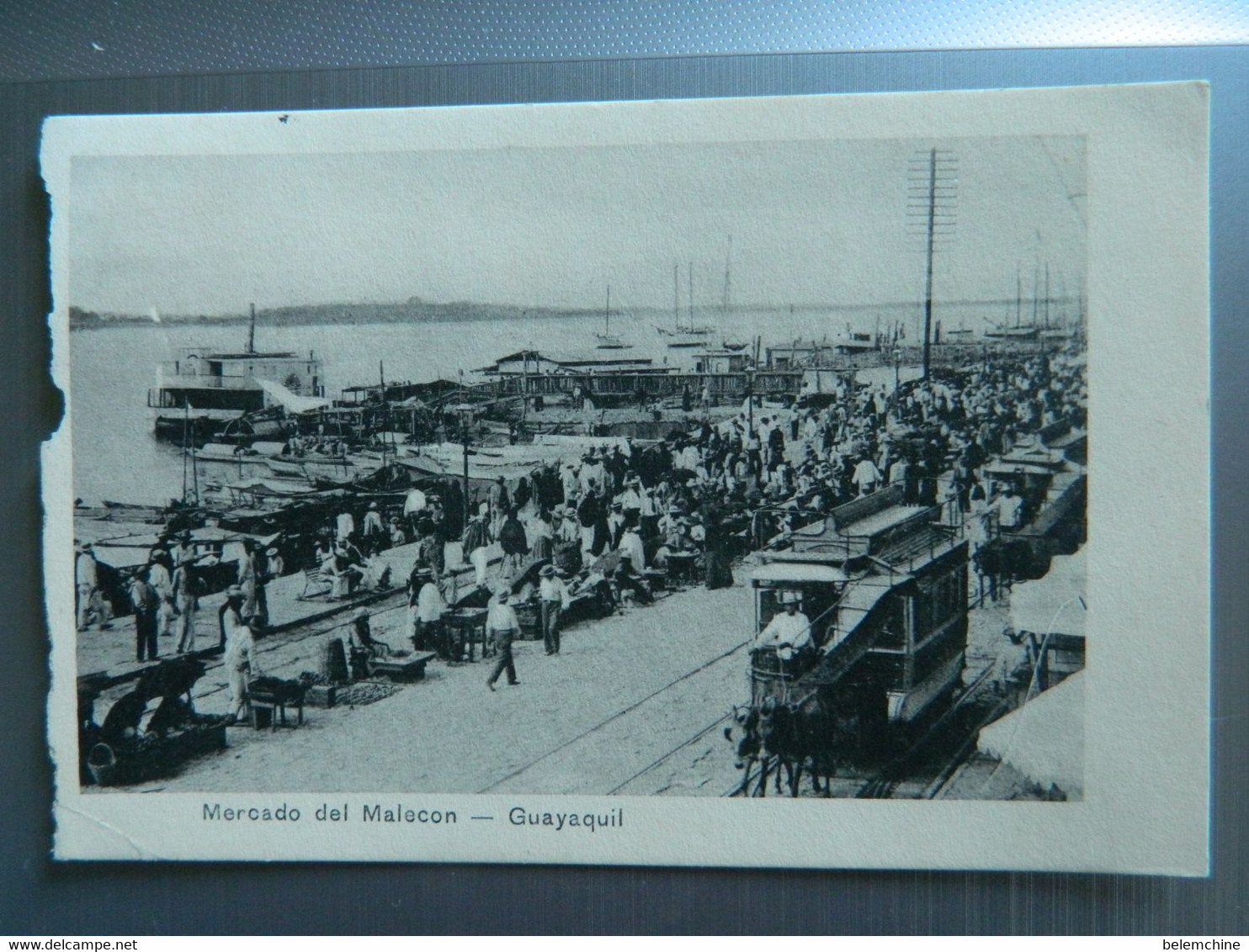 MERCADO DEL MALECON A GUAYAQUIL     EQUATEUR              (bordure Abimée , à Recouper éventuellement) - Ecuador