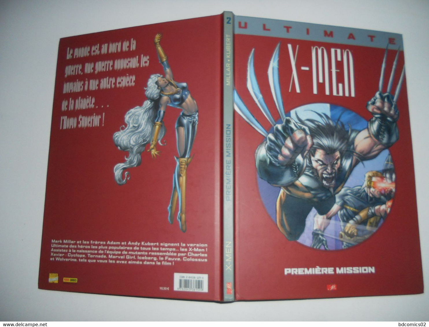 Ultimate X-Men Tome 2 - PREMIERE MISSION Couverture Cartonnée  PRESTIGE - Spiderman