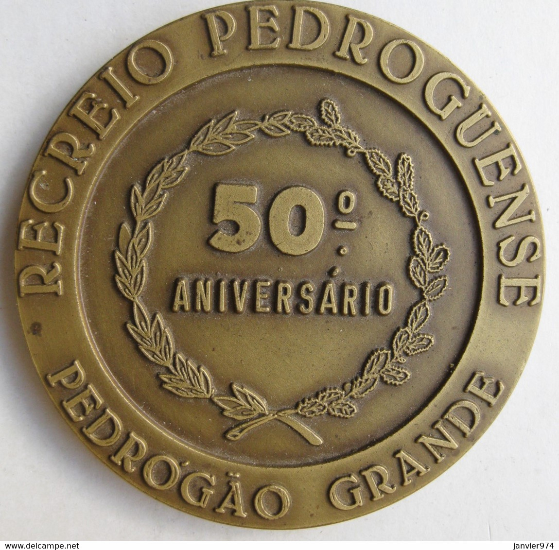 Portugal Medalha Pedrógão Grande 50 Aniversario 1941 1991 - Profesionales / De Sociedad