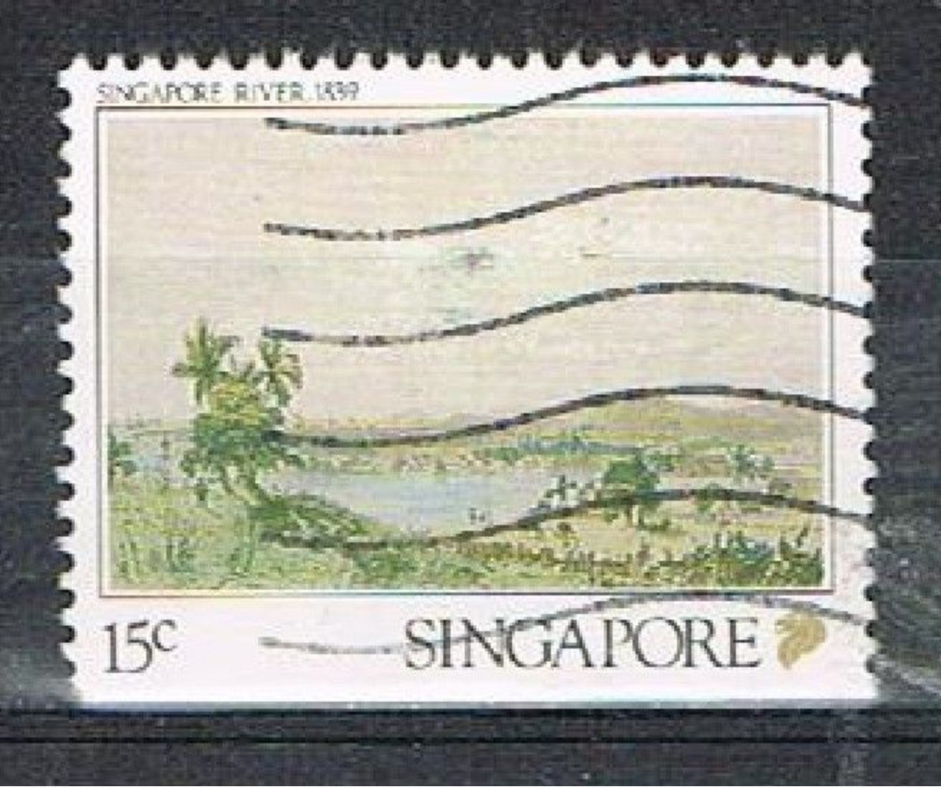 SINGAPORE NO036 -1990 15c Lithigraphs Used - Singapore (1959-...)