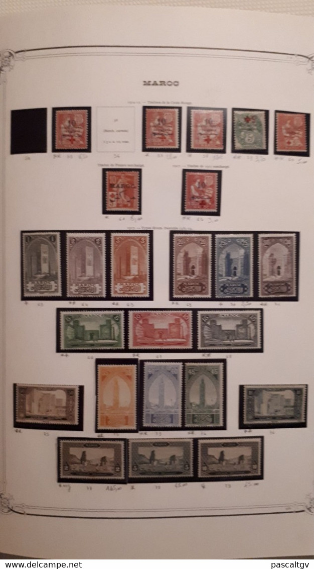 MAROC. Collection Entre 1891 Et 1982, 1200 Timbres ** ; Qqs * ; Qqs Ob Sur L'ancien Suivant Scans.(cote 4200 Eu) - Other & Unclassified