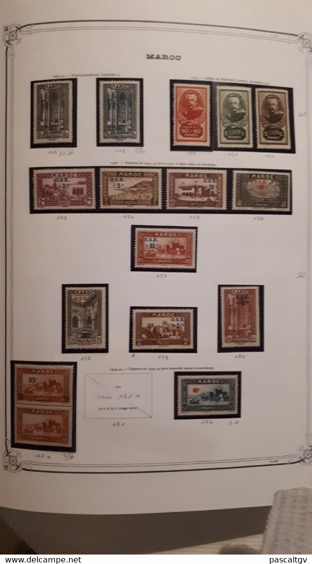 MAROC. Collection entre 1891 et 1982, 1200 Timbres ** ; qqs * ; qqs Ob sur l'ancien suivant scans.(cote 4200 eu)