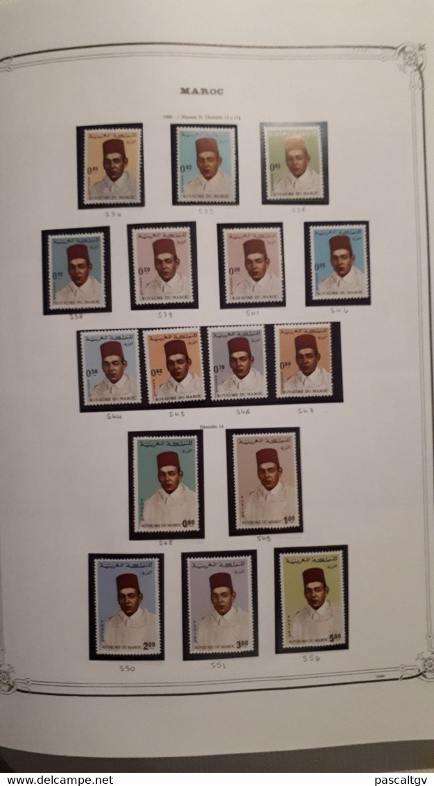 MAROC. Collection Entre 1891 Et 1982, 1200 Timbres ** ; Qqs * ; Qqs Ob Sur L'ancien Suivant Scans.(cote 4200 Eu) - Autres