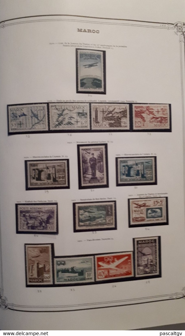 MAROC. Collection entre 1891 et 1982, 1200 Timbres ** ; qqs * ; qqs Ob sur l'ancien suivant scans.(cote 4200 eu)