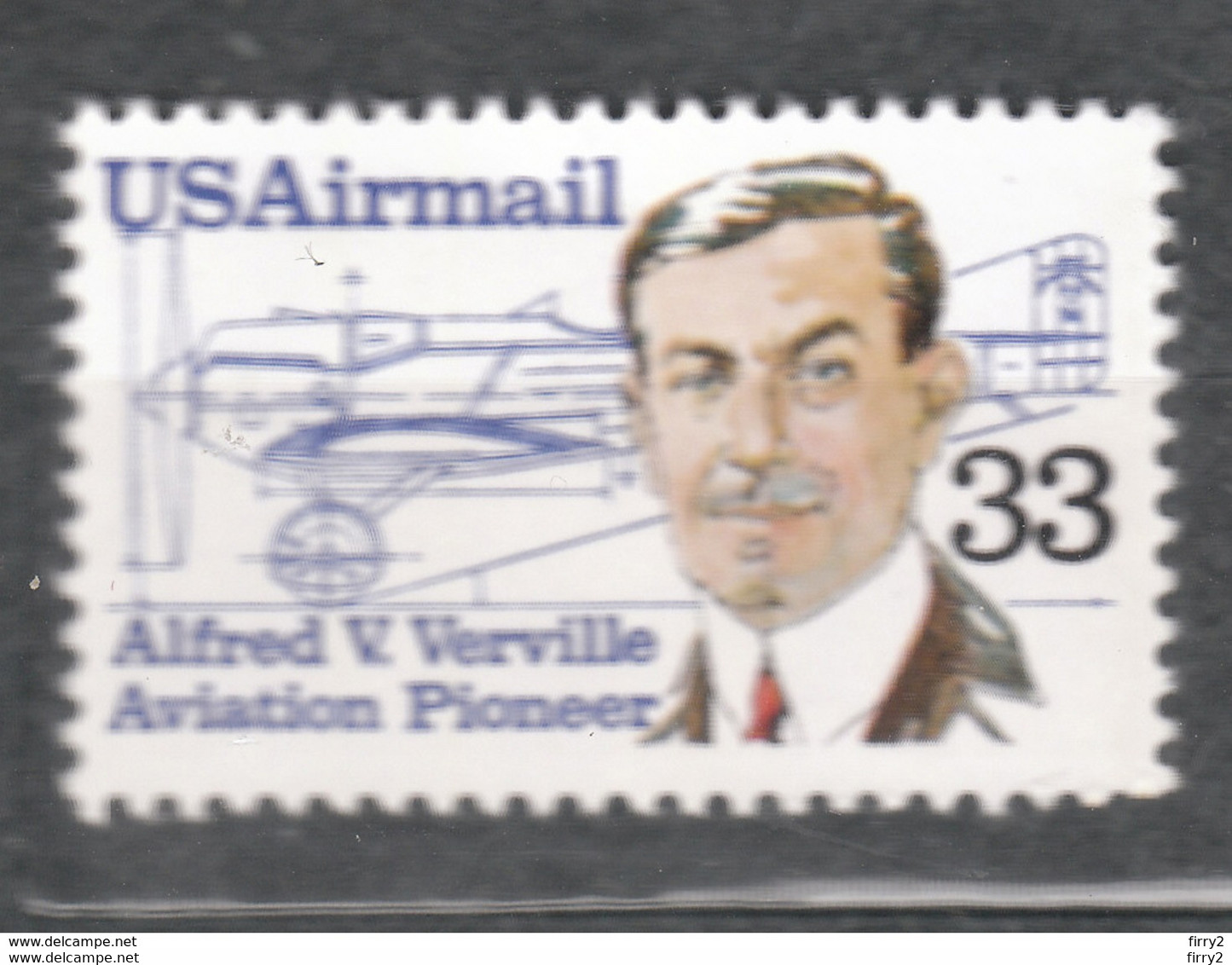 USA Scott # C113  Airmail 1985 - Alfred Verville Never Hinged  (MNH) - 3b. 1961-... Nuovi