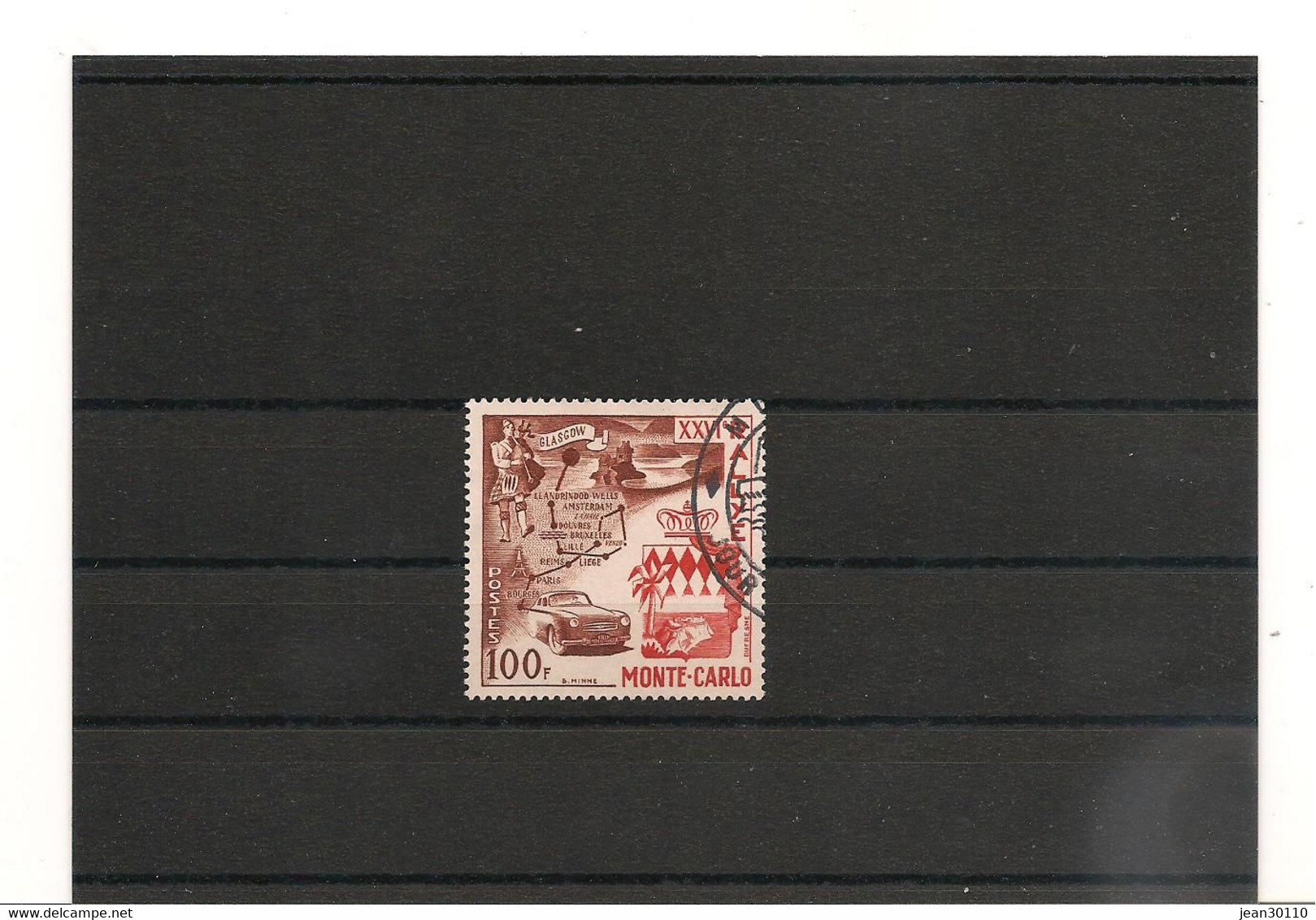 MONACO ANNÉE 1956 N° Y/T : 441 Oblitéré Côte: 32,20€ - Used Stamps