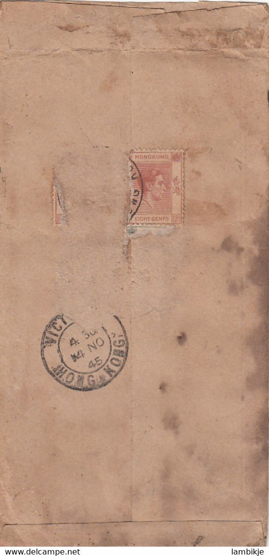 GB Hong Kong Cover 1945 - Other & Unclassified