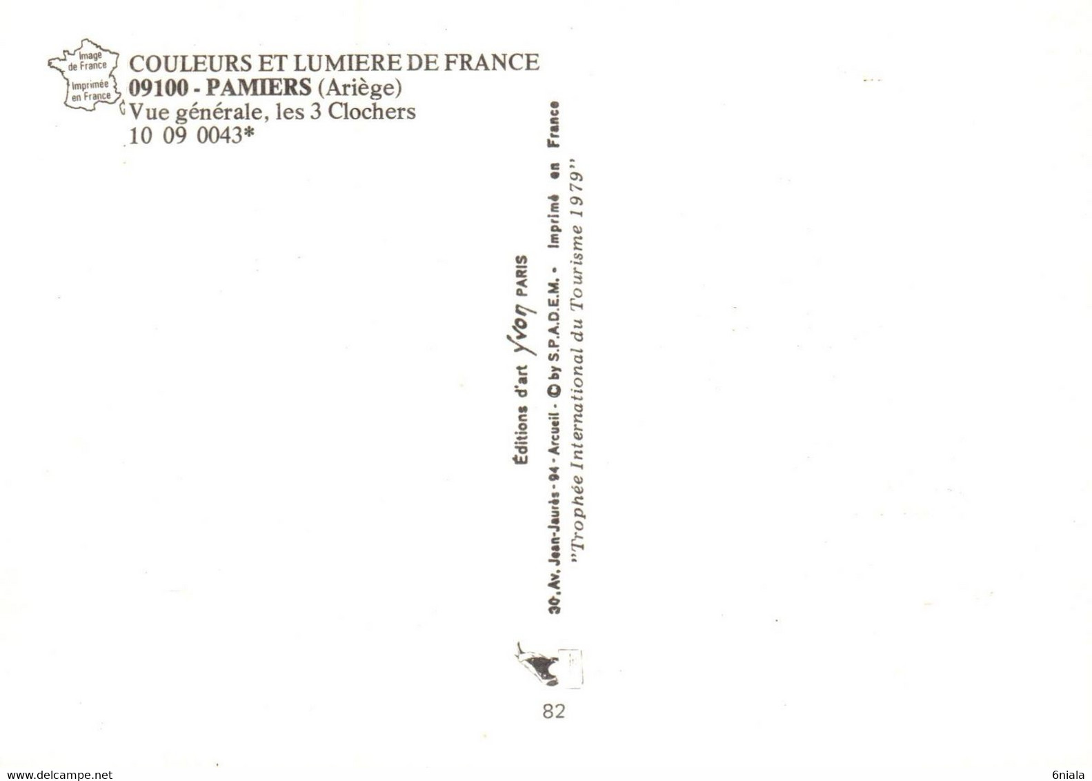 4950 Carte Postale PAMIERS   Vue Générale, Les 3 Clochers        09 Ariège - Pamiers