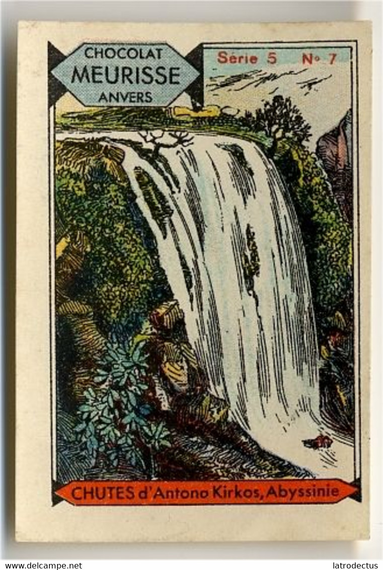 Meurisse - Ca 1930 - 5 - Les Chutes D'eau, Waterfalls - 7 - Chutes D'Antona Kirkos, Abyssinie - Sonstige & Ohne Zuordnung