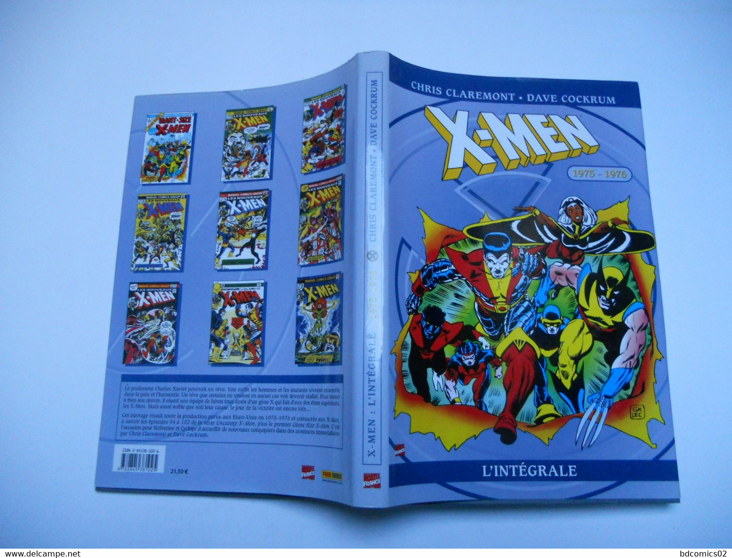 X-Men L'intégrale - 1975-1976 - Chris Claremont DAVE COCKRUM Album Cartonné TTBE  C15 - XMen