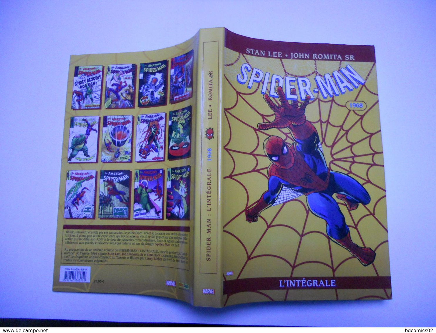 Spider-Man L'intégrale - 1968   STAN LEE /// JOHN ROMITA SR   Album Cartonné TTBE - Spiderman