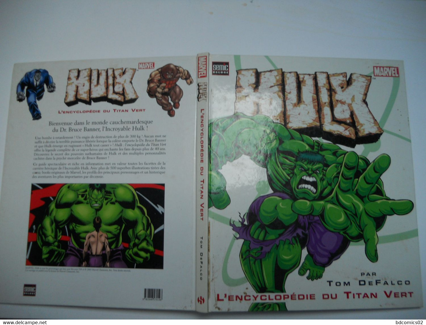 Hulk - L'encyclopédie Du Titan Vert Hulk -   De Tom Defalco  Format Broché   Album Cartonné - Hulk