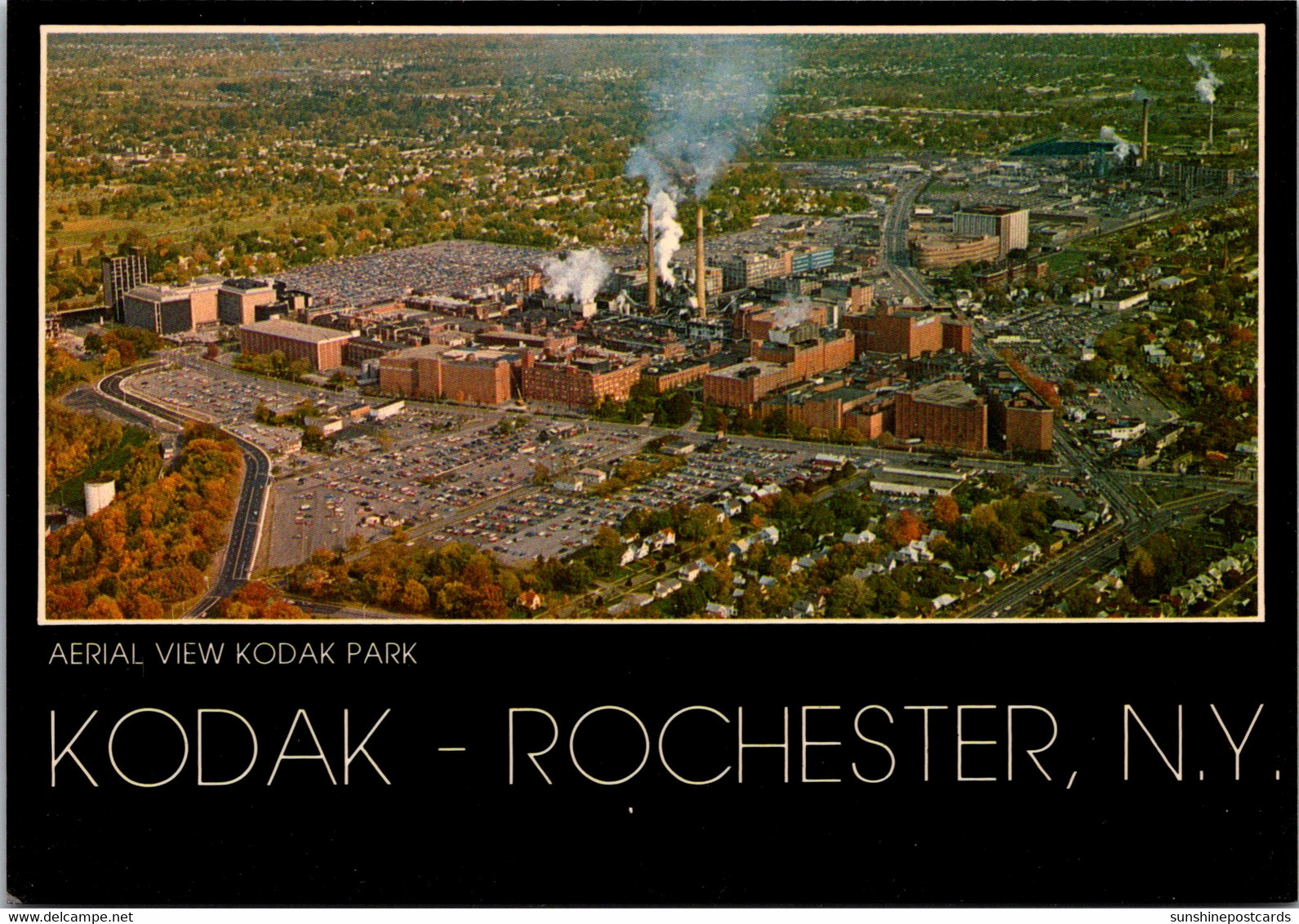 New York Rochester Aerial View Kodak Park - Rochester