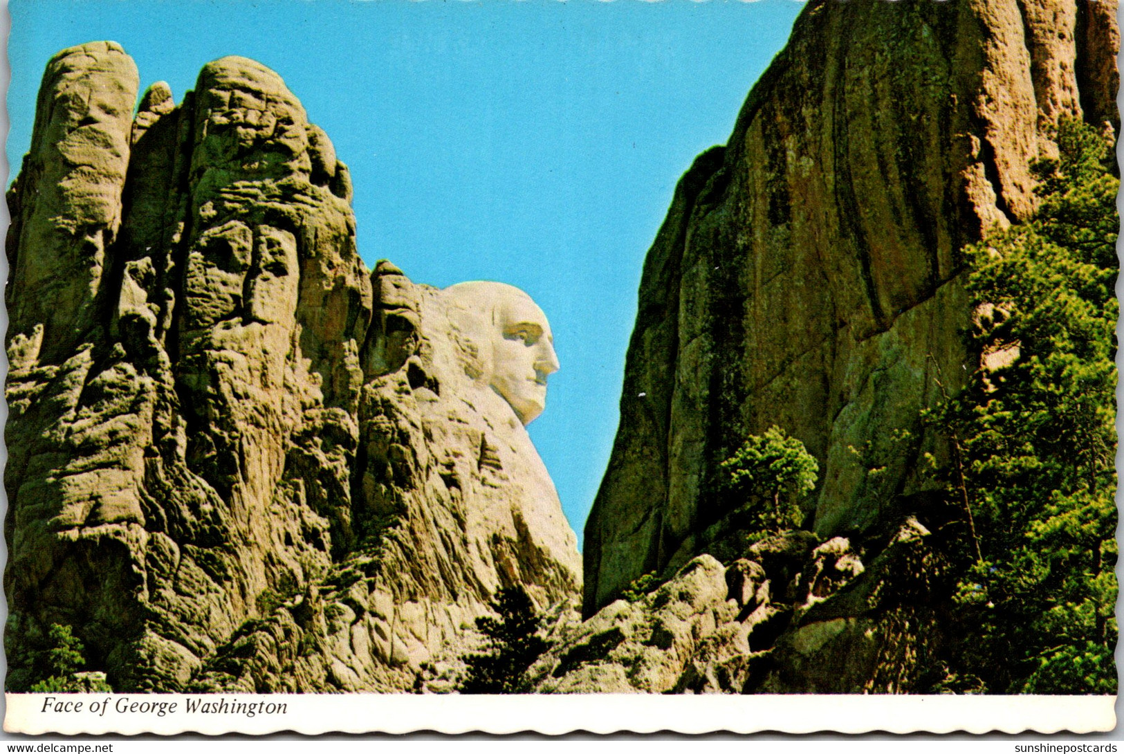 South Dakota Mount Rushmore Face Of George Washington - Mount Rushmore