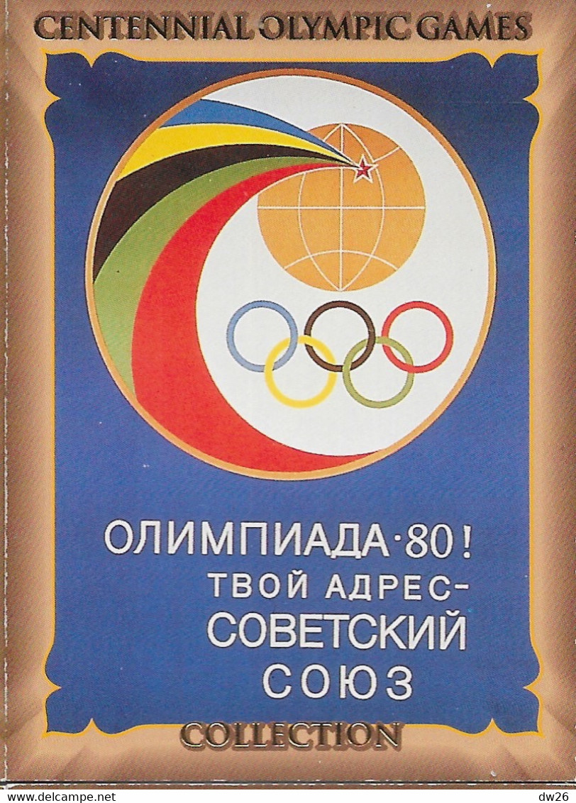 Centennial Olympic Games Atlanta 1996, Collect Card N° 14 - Poster Moscou 1980 - Palmarès Champions 800 M Men - Tarjetas