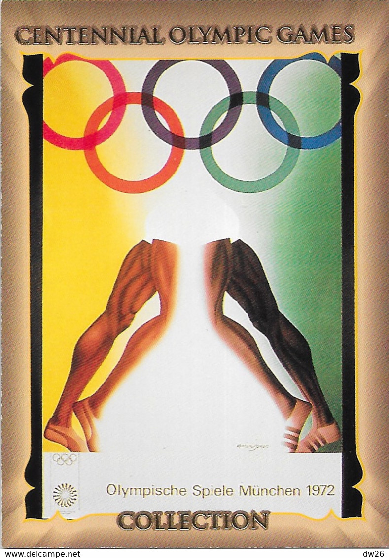 Centennial Olympic Games Atlanta 1996, Collect Card N° 116 - Poster München 1972 - Villes Des Jeux Olympiques D'été - Tarjetas