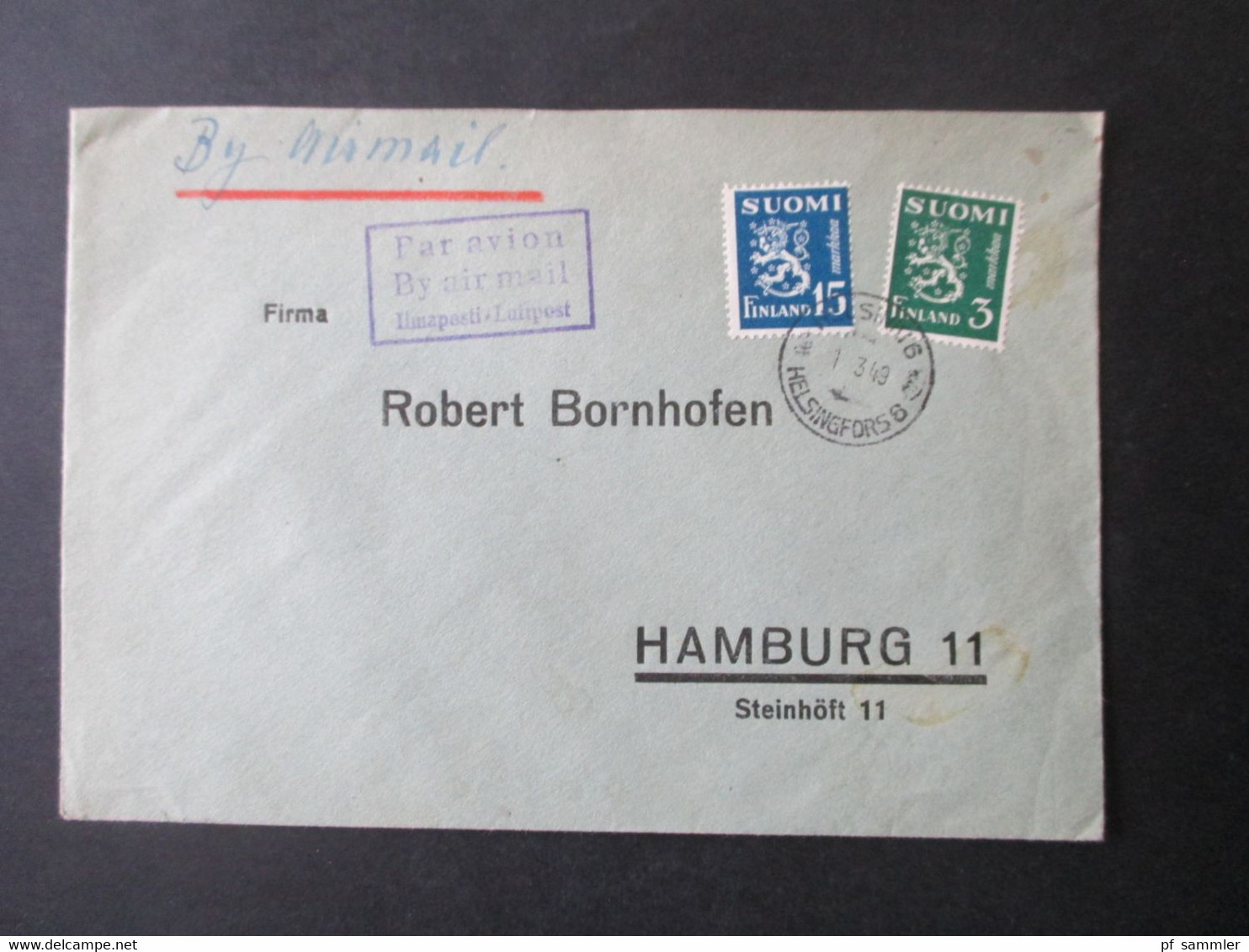 Finnland 1949 - 60er Jahre Auslandsbriefe / Luftpost 16 Belege + 4 moderne Briefe! Schöne Umschläge / 1x Freistempel