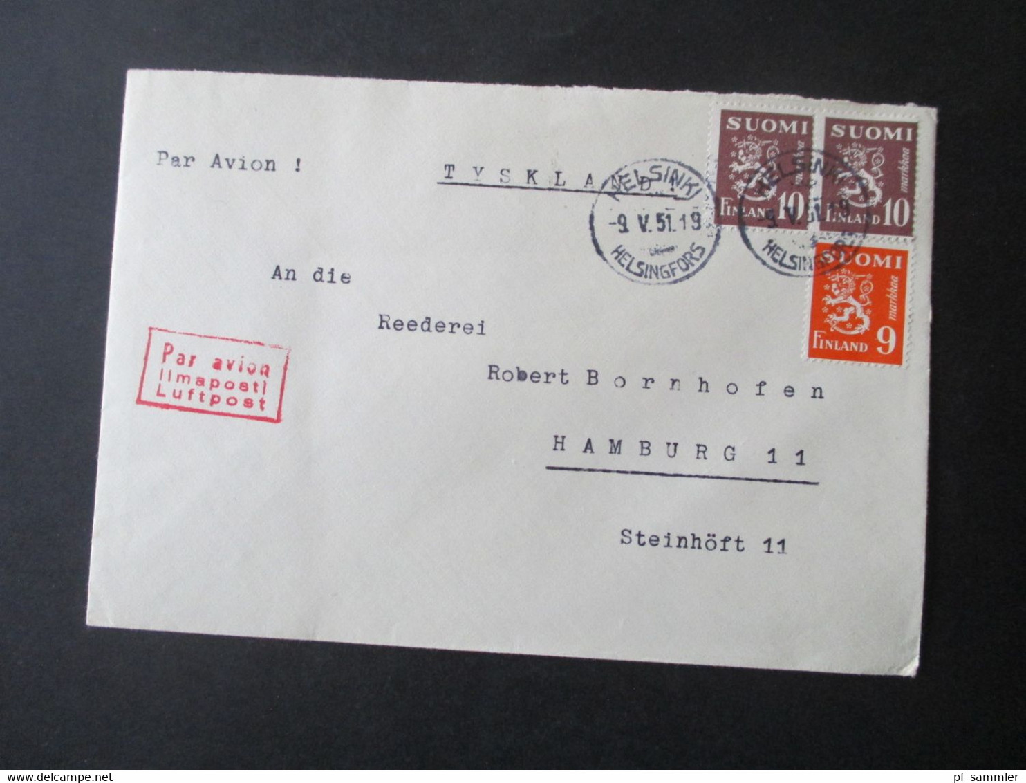 Finnland 1949 - 60er Jahre Auslandsbriefe / Luftpost 16 Belege + 4 moderne Briefe! Schöne Umschläge / 1x Freistempel