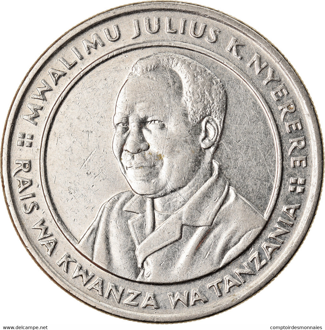 Monnaie, Tanzania, 10 Shilingi, 1992, SUP, Nickel Clad Steel, KM:20a.2 - Tanzanía
