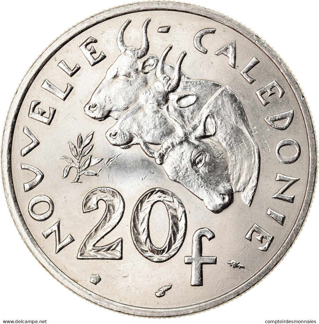 Monnaie, Nouvelle-Calédonie, 20 Francs, 1977, Paris, SUP, Nickel, KM:12 - New Caledonia