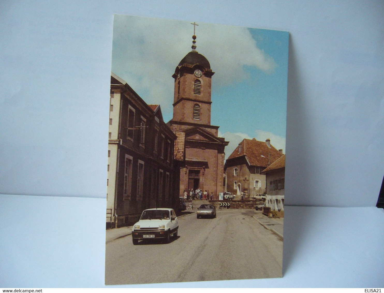 CHATENOIS LES FORGES 90 TERRITOIRE DE BELFORT L'EGLISE LA CURE ET L'ECOLE MATERNELLE CPM COMBIER MACON - Châtenois-les-Forges