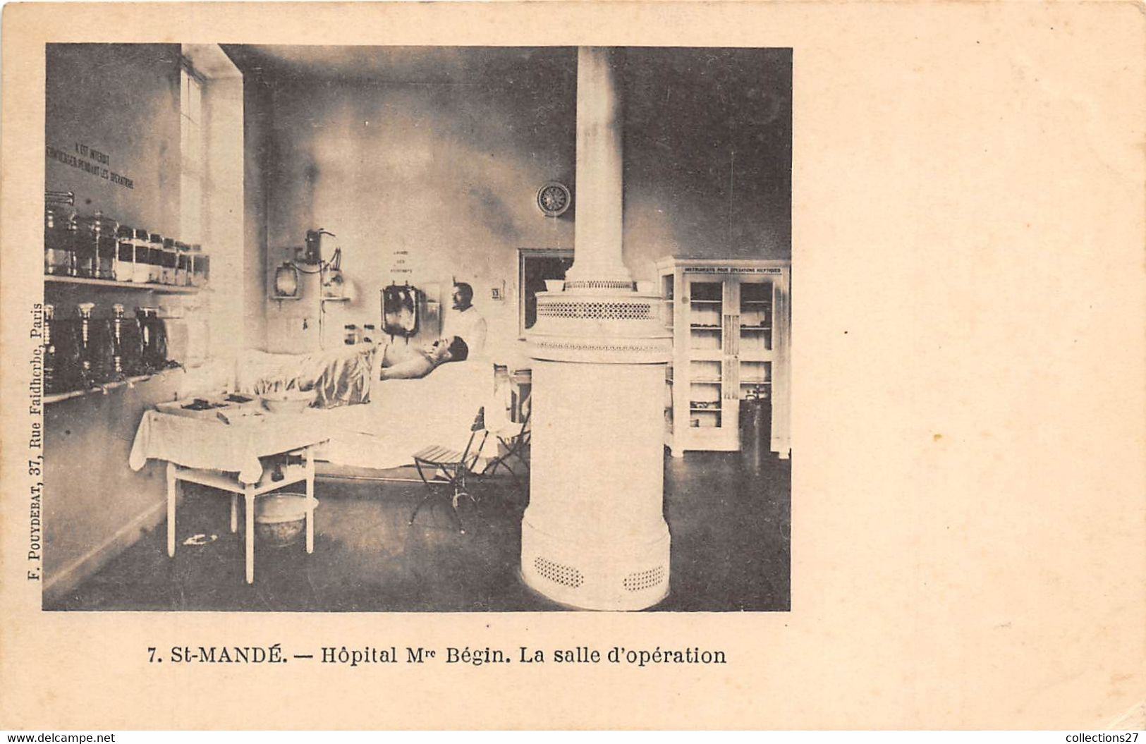 94-SAINT-MANDE-HÔPITAL Mre BEGIN, LA SALLE D'OPERATION - Saint Mande