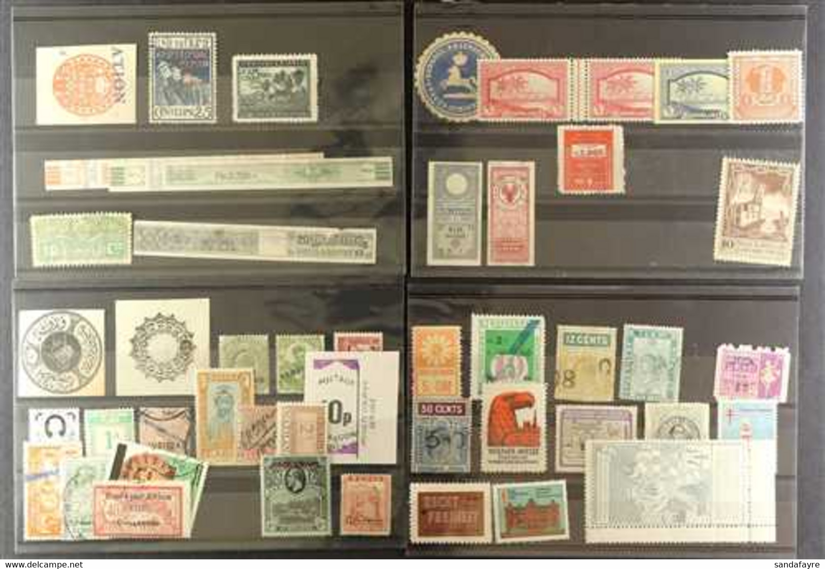 WORLDWIDE PHILATELIC CURIOSITIES All Periods Mint & Used Stamps On Stock Cards, Includes Various 'back Of The Book' Issu - Altri & Non Classificati