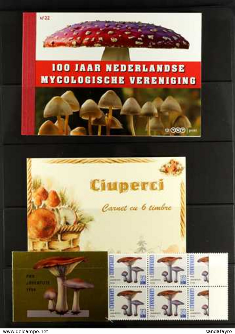 MUSHROOMS (FUNGI) 1970's To Modern All Different Collection Of COMPLETE BOOKLETS From A Variety Of European Countries, A - Zonder Classificatie