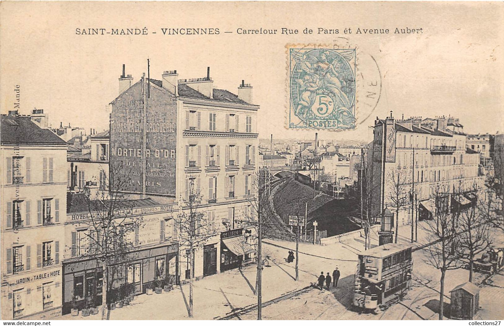 94-SAINT-MANDE-CARREFOUR RUE DE PARIS ET AVENUE AUBERT - Saint Mande