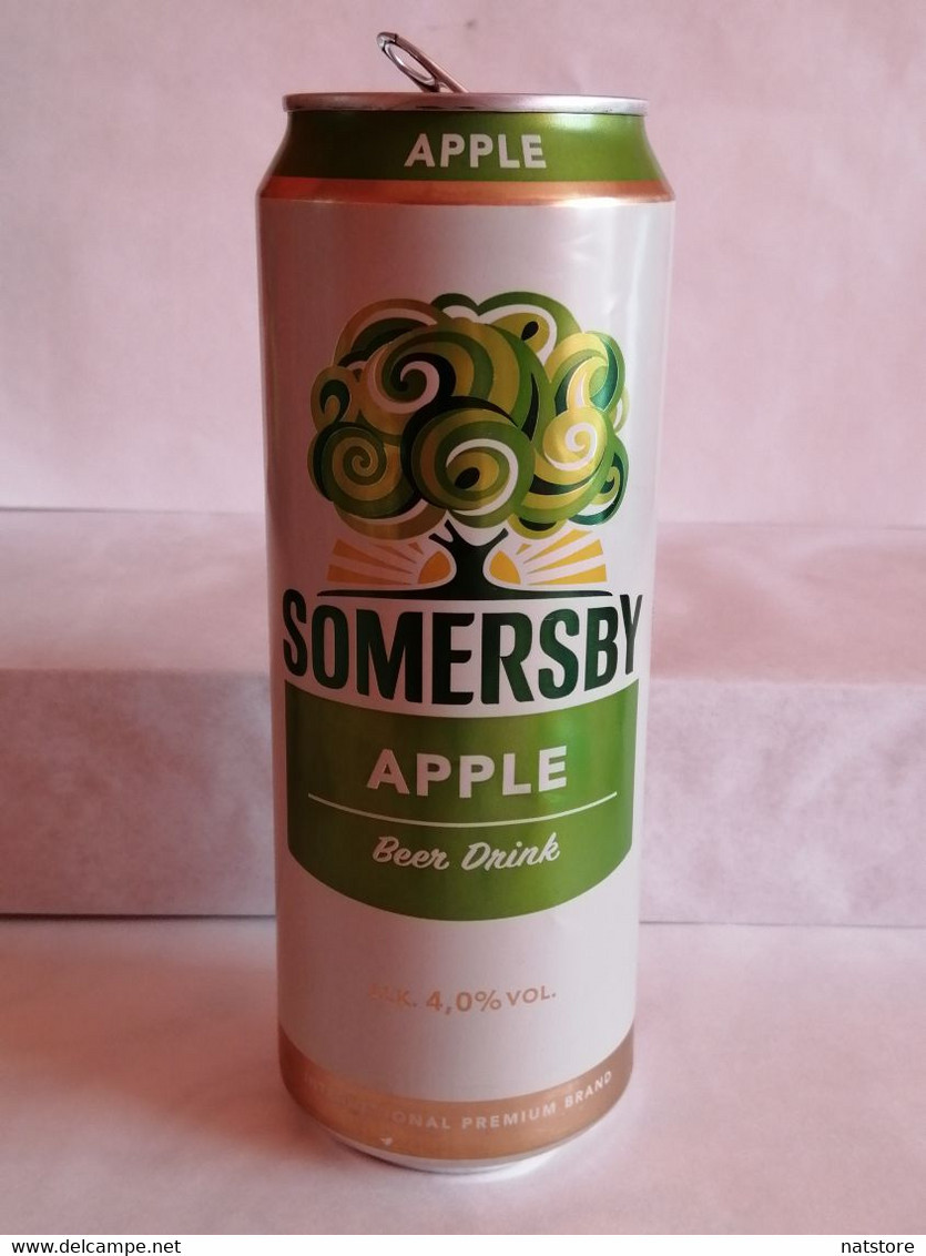 KAZAKHSTAN...BEER  DRINK CAN..450ml" SOMERSBY.."APPLE" - Cannettes
